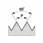 Závitník strojní M8 HSS-E přímý s lamačem